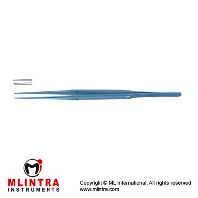 Diam-n-Dust™ Micro Dressing Forcep Straight Titanium, 15 cm - 6" Tip Size 6.0 x .04 mm